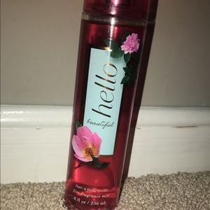 Bath and body works body spray hello beautiful